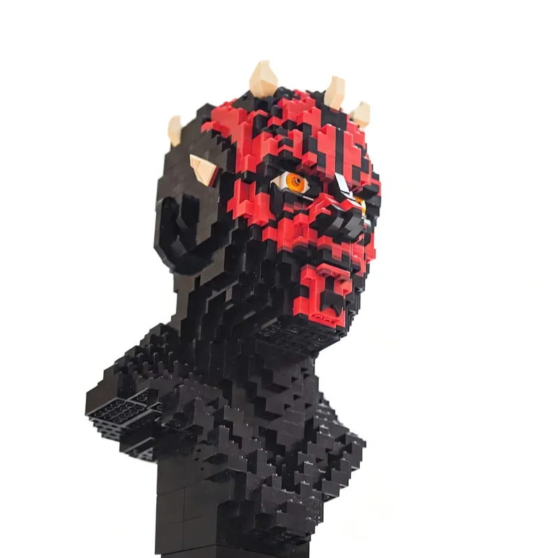 1949 деталей MOC Коллекционная модель бюста Темного Лорда Молинга, конструктор для творческого творчества, игрушка-пазл, подарок на день рождения, кирпичики (art.: 3920dd03bd903) - 3920dd03bd903