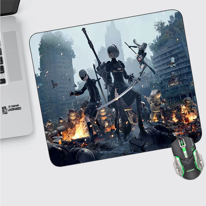 

Игровые ноутбуки Nier Automata, коврик для ПК, компьютерная мышь, милый геймер, полная маленькая клавиатура, Мультяшные аксессуары, коврик, милый м...