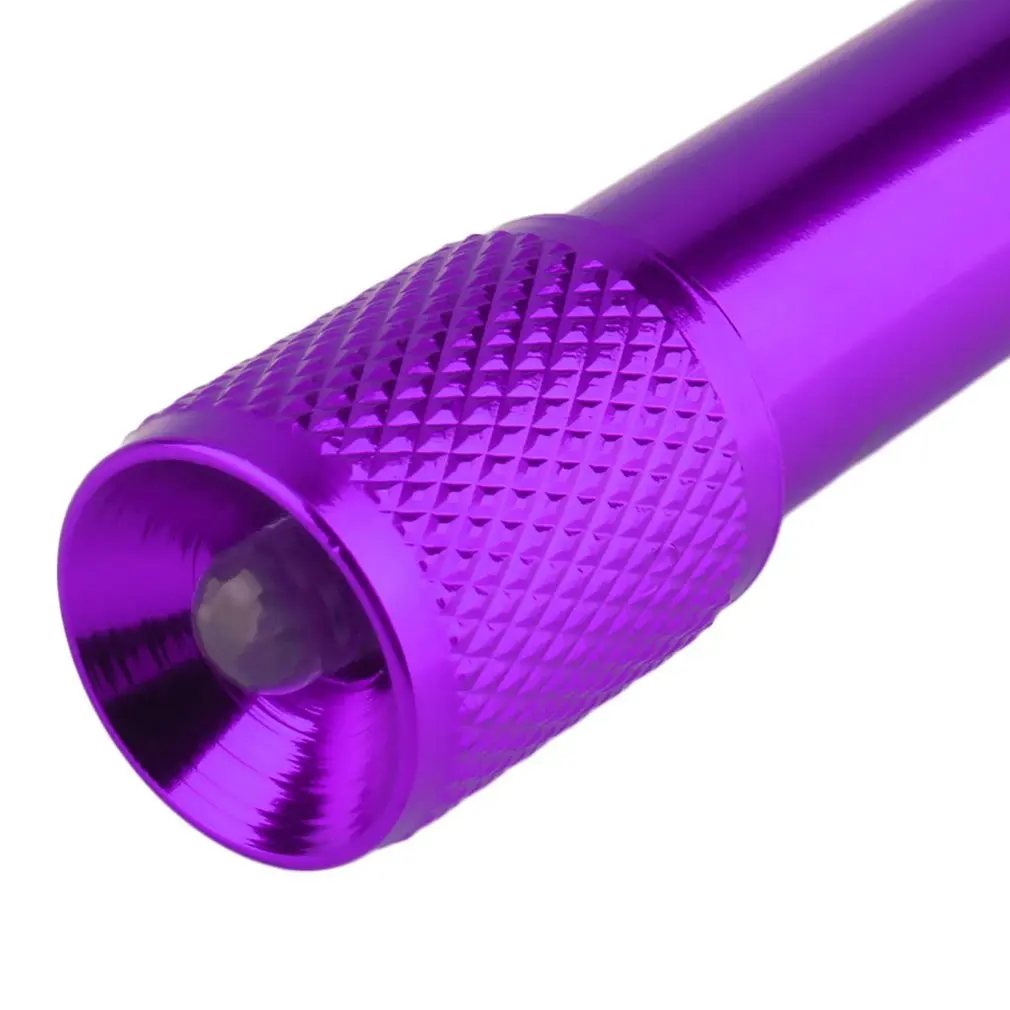 Цветной портативный светодиодный мини-фонарик для кемпинга алюминиевый брелок