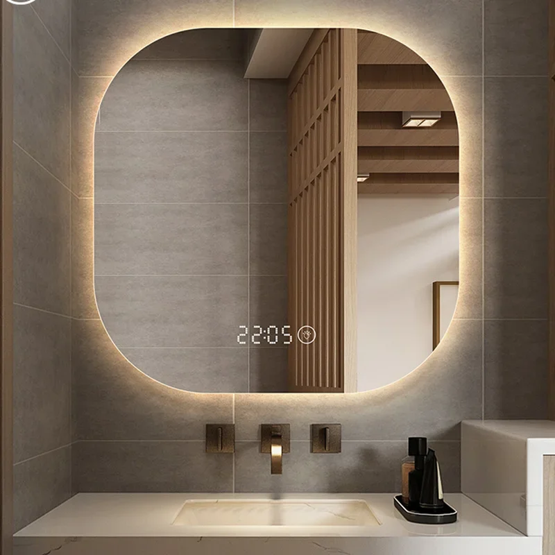 Подвесное косметическое зеркало квадратное эстетическое скандинавское