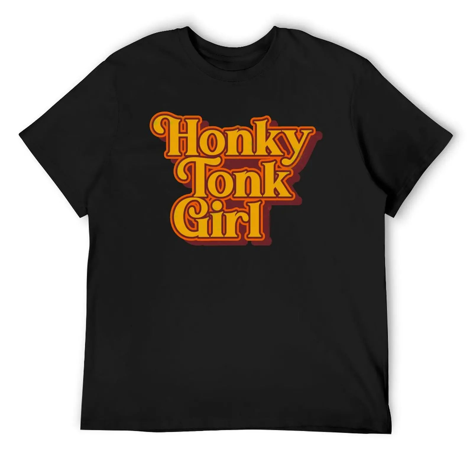 Honky Tonk Girl) (футболка с классическим деревенским музыкальным дизайном в стиле