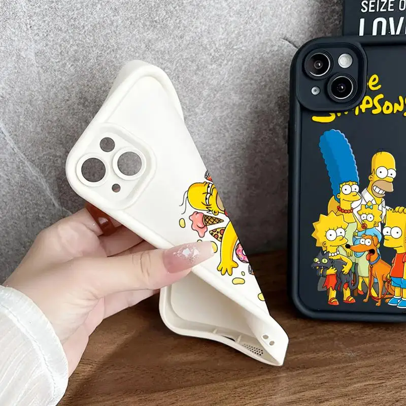 Чехол Simpsons для iPhone 11 14 12 13 15 Pro Max 13Mini
