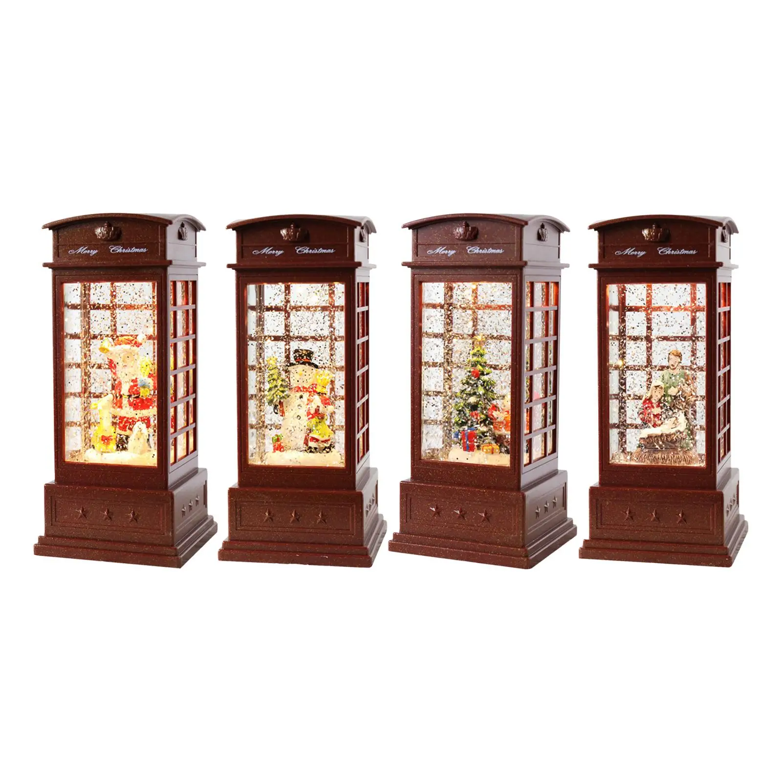 

Portable Christmas light Decor Centerpiece Ornament Lantern for Wedding Xmas Decoration