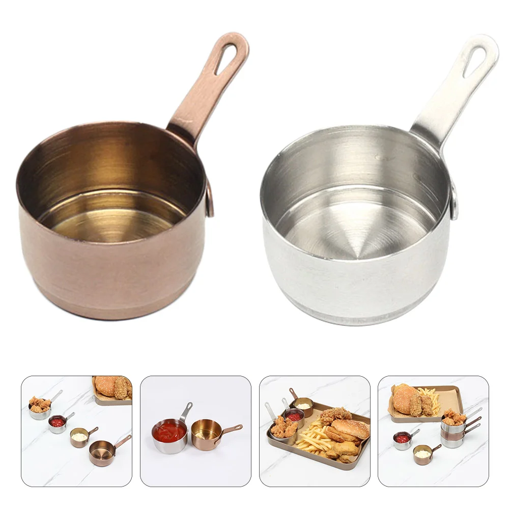 

Pot Sauce Saucepan Pan Milk Butter Mini Dish Cooking Stainless Warmer Melting Steel Bowl Dipping Cup Dishes Bowls Food Handle