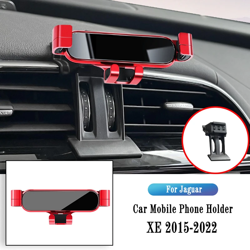 

Автомобильный держатель для телефона Jaguar XE 2015-2022, Гравитационный навигационный кронштейн, подставка для GPS, зажим для выхода воздуха, поворотная поддержка, автомобильные аксессуары