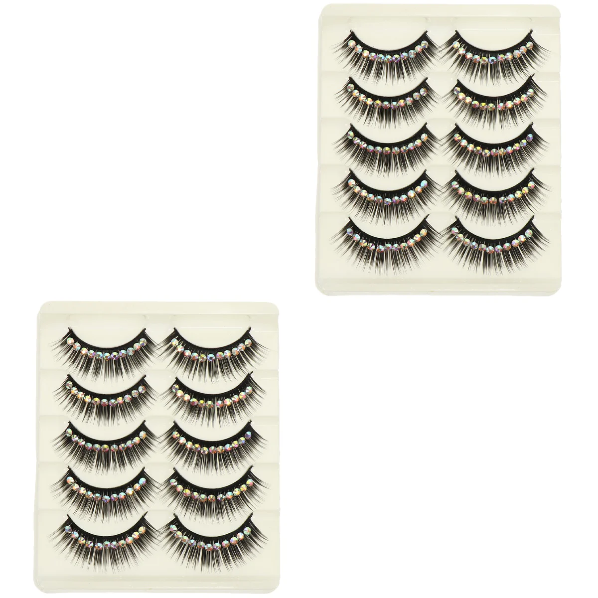

20 Pairs False Lashes Shiny Eyelashes Dramatic Lashes for