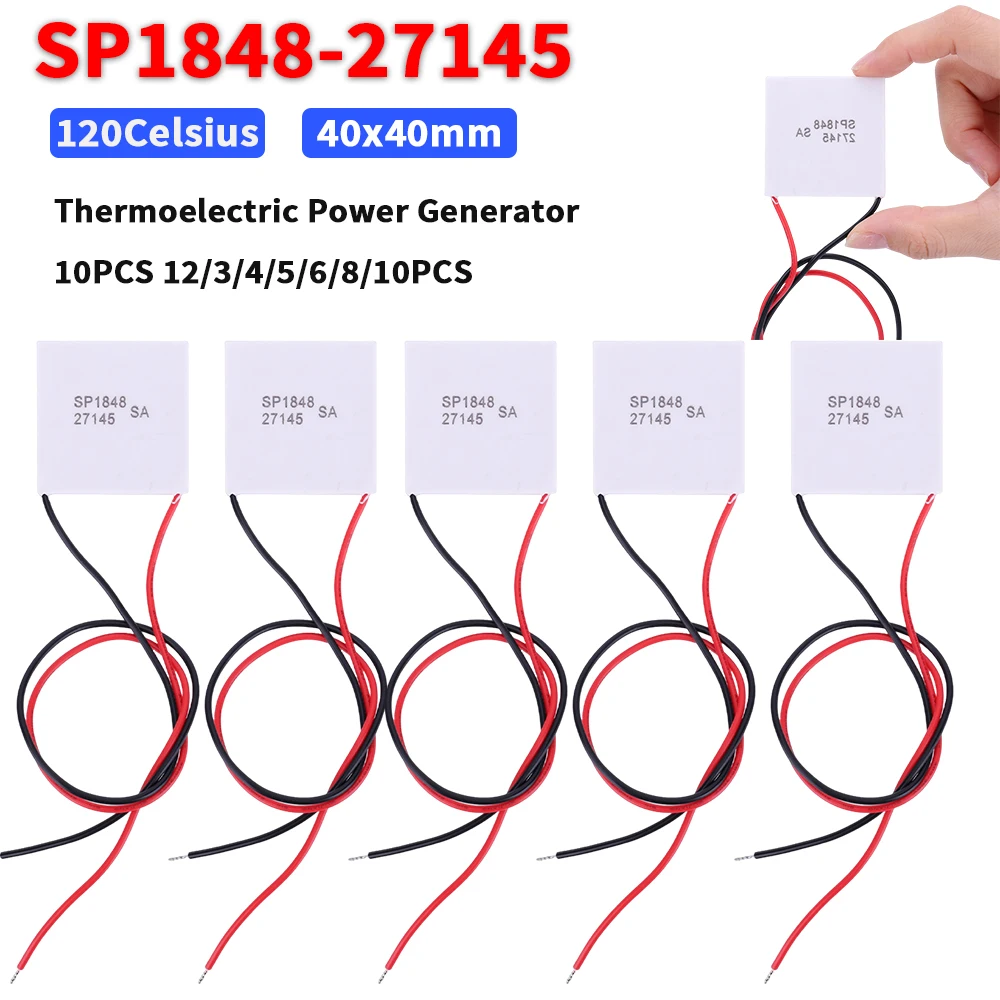 SP1848-27145 термоэлектрический генератор энергии 120 градусов Цельсия 40x40 мм элемент