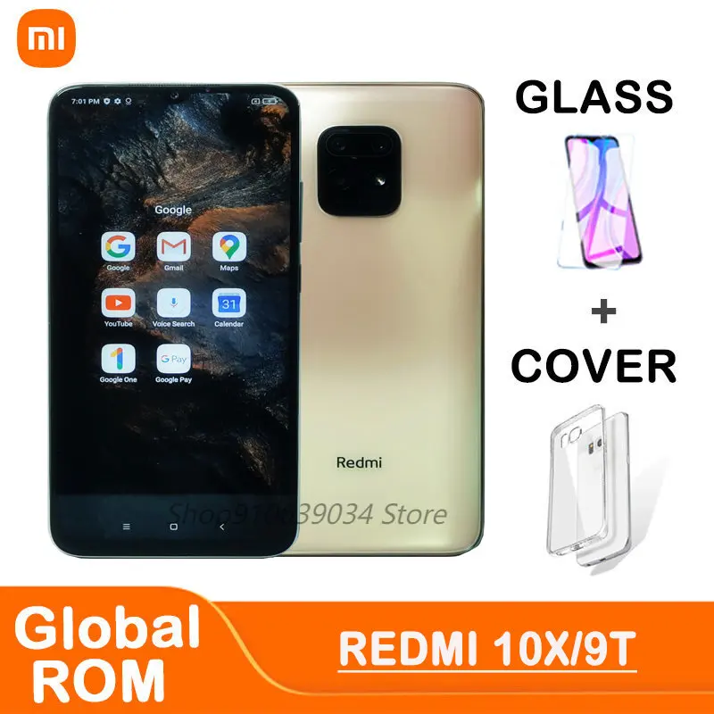 

Smartphone Xiaomi Redmi 10X/9T 4G Mobile Phone 6GB 128GB global version celular