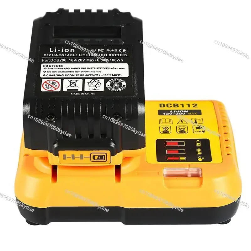 Адаптировано к зарядному устройству DeWALT 10 8 В/18 В/20 В электроинструмент литиевая