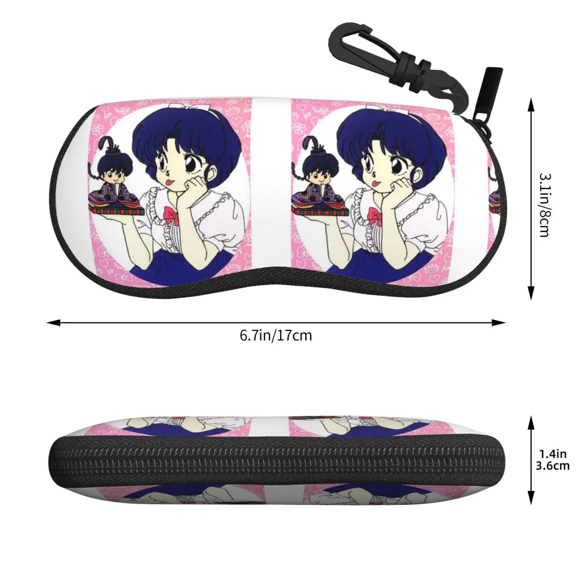 Ranma 1/2 Saotome Pig Girls чехол для очков в виде ракушки защитная коробка солнцезащитных