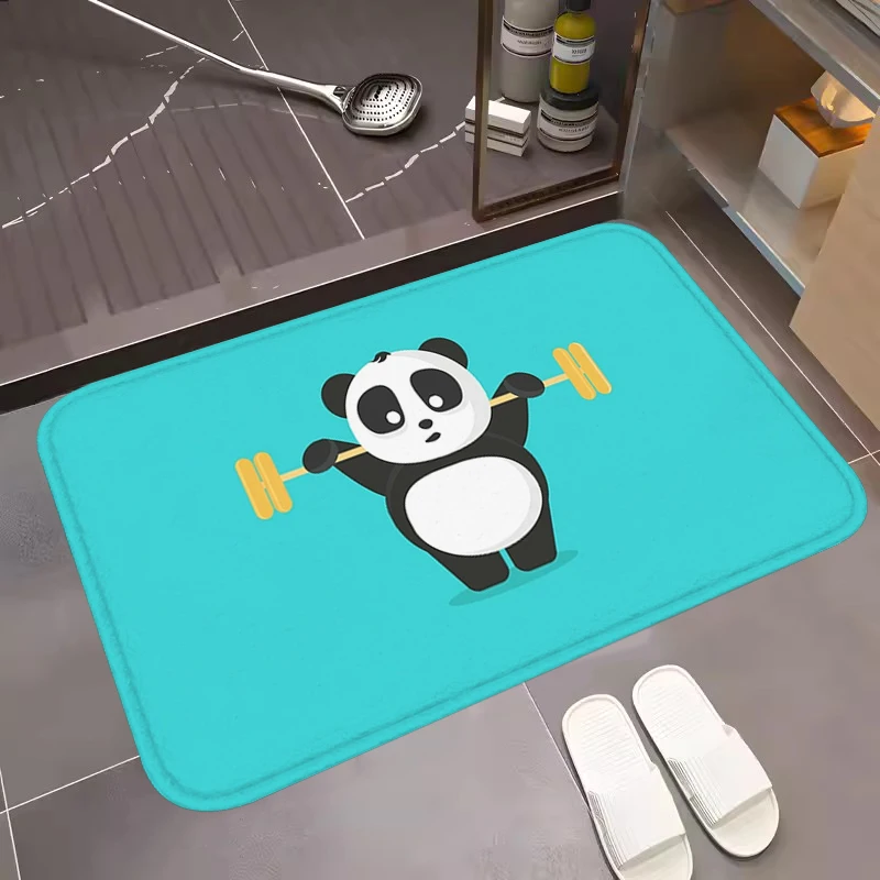 

Панда, кухонный ковер, ковер для спальни, раньше, детский коврик для гостиной, домашние коврики на заказ, молитвенная дверь для ног