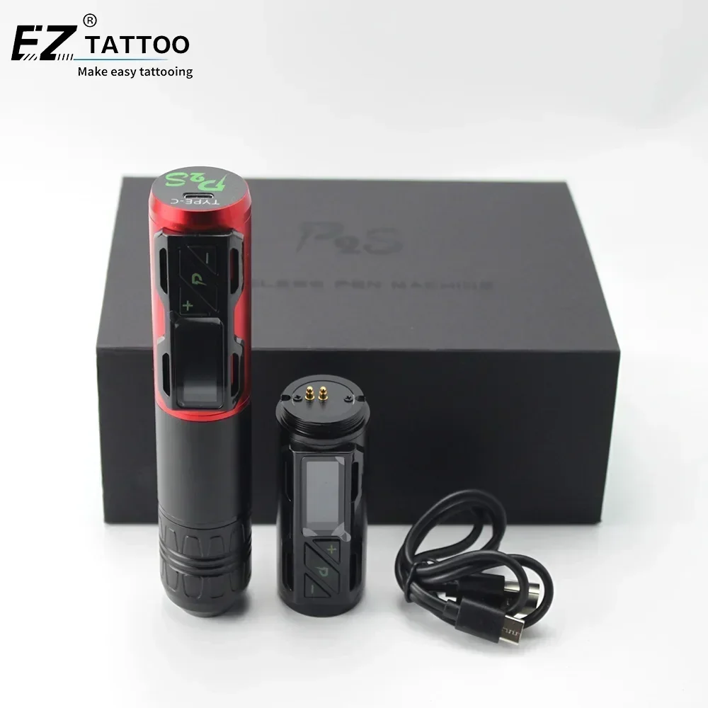 Тату-машинка с 2 аккумуляторами 3 5 мм швейцарский двигатель