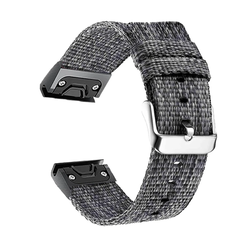 

Nylon Strap for Garmin Fenix 6X Pro/Fenix 7X/Enduro 2 Band 26mm Quick Fit Straps for Fenix 5X/Taxtic 7 Pro/Fenix 3 Wristband