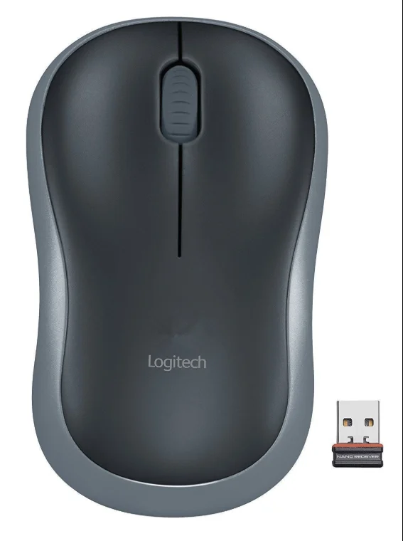 Серая Беспроводная компактная мышь M185 для ПК ноутбука MAC Офисная Рабочая 1 |