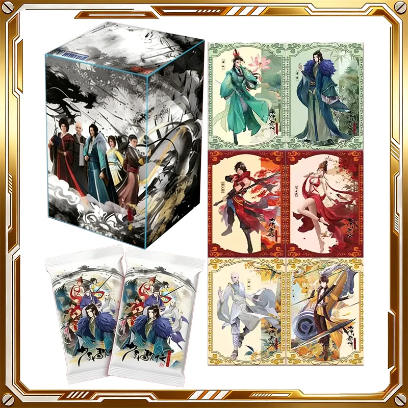 Фото Коллекционные карточки Youths and Golden Coffin Card Season 4 Bloodstained Tianqi Chapter Mystery Box, оригинальные, игрушки, подарки на праздники и дни рождения №1