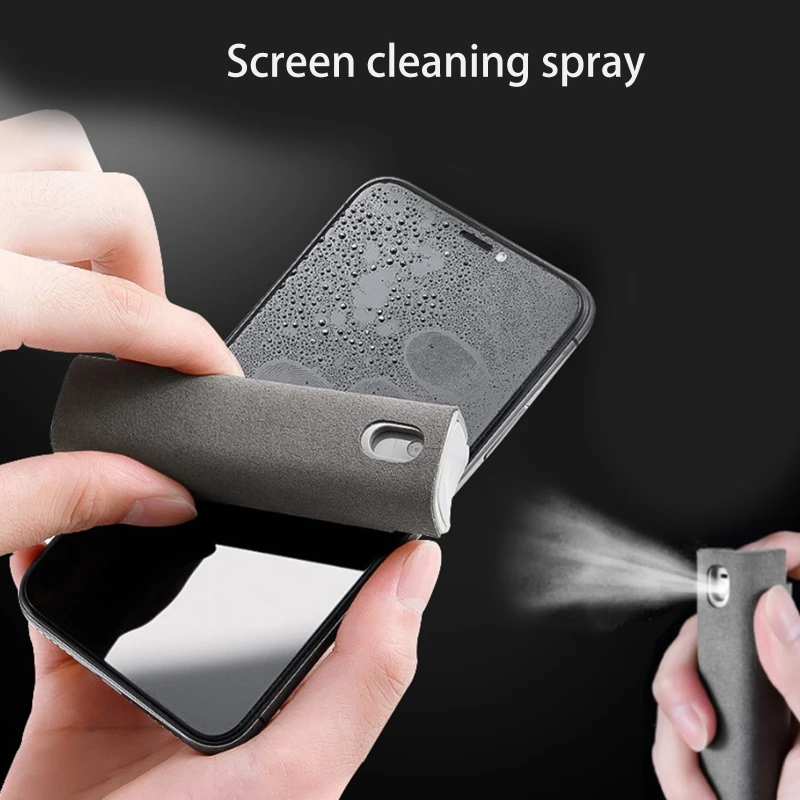 

4Pcs/Set Screen Cleaner Solution for Laptop/Phone/ Pad/Eyeglass /Household Appliances Cleaning Cloth with Handheld Spray