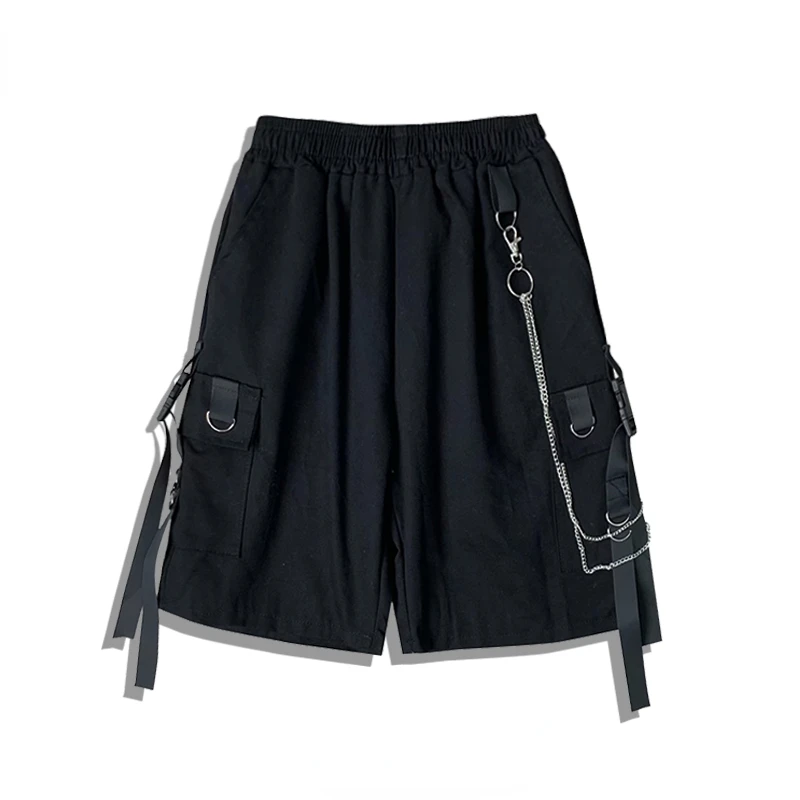 Комплект одежды HOUZHOU Techwear мужской майка-карго жилет в стиле панк Рубашка-рейва
