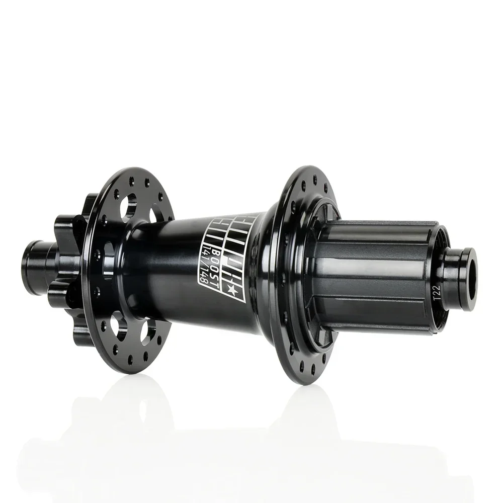 Koozer XM490pro Boost CR-Mo Стальная ось задняя 5x141 QR 12x148 мм THRU TA MTB Велосипедные ступицы 28 32