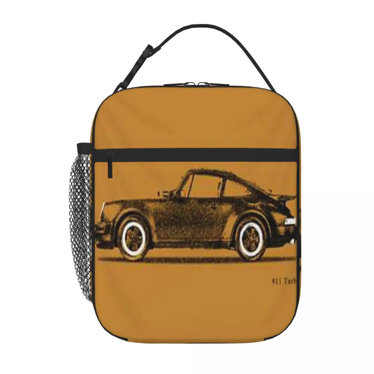 

911 Turbo Mark Rogan Transparent Lunch Tote Picnic Kids Lunch Bag Lunch Box Thermal