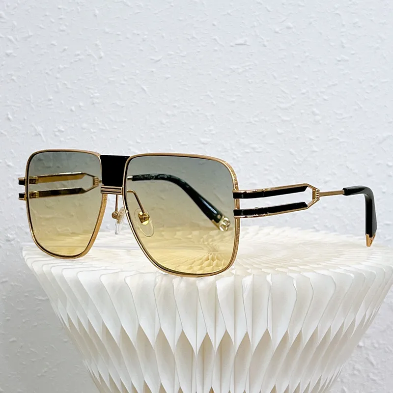 

Brand Designer Women's Men Sunglasses Classic Square Frame Sunglasses Personality Mirror Leg Sunglasses Sunshade Sunglasses