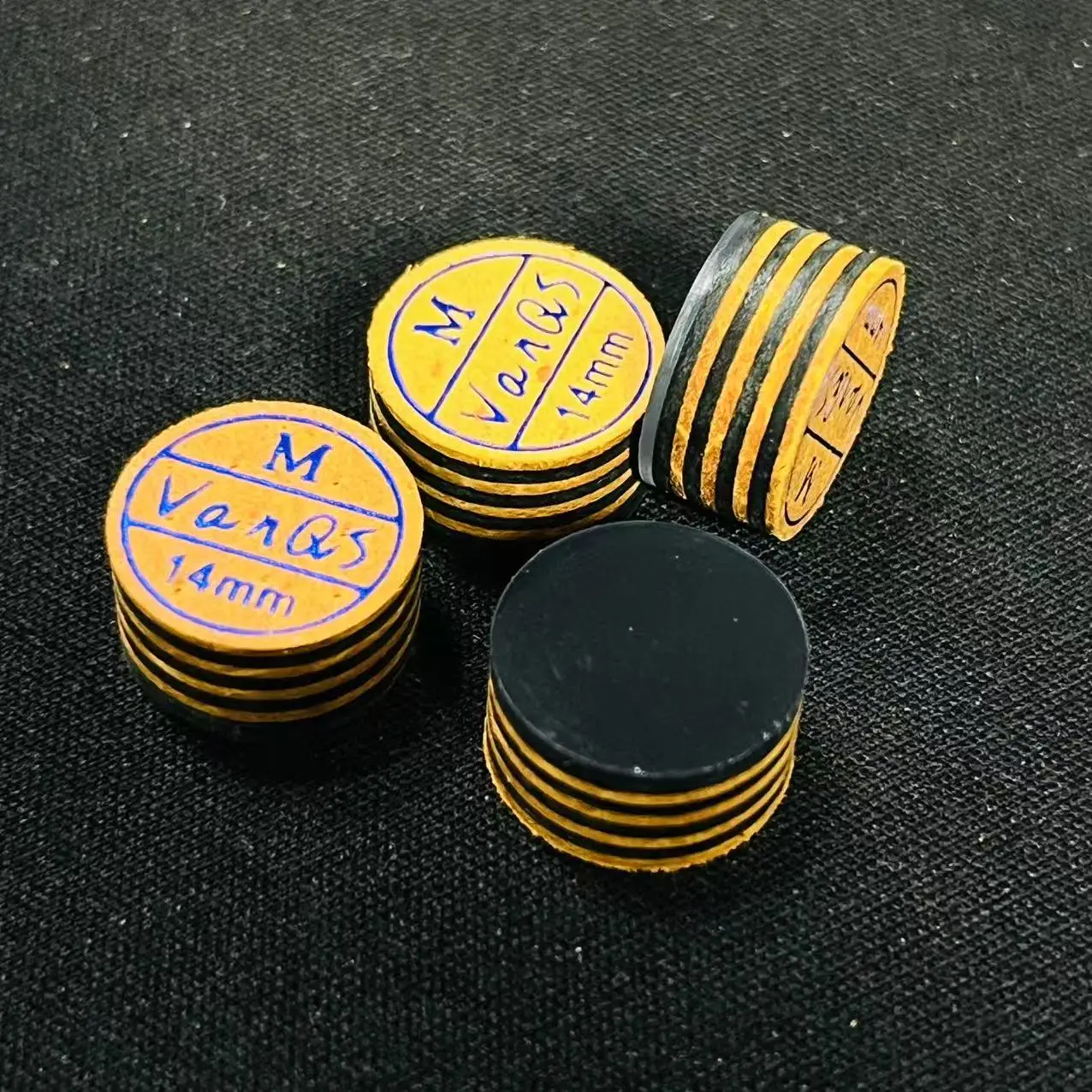 VanQs кожаный наконечник для бильярда 14 мм