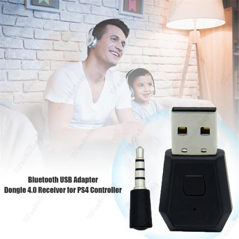 

Wireless Bluetooth-Compatible 4.0 Transmitter For PS4 3.5mm Headsets Receiver Headphone Dongle USB adapter