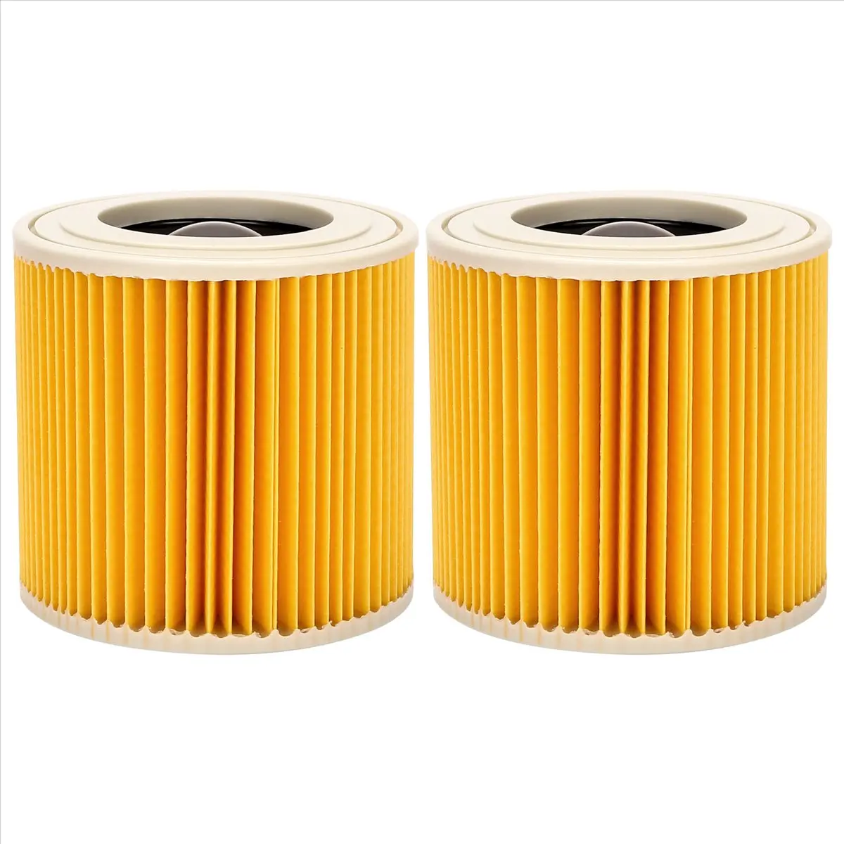 Фото Комплект из 2 картриджных фильтров YDSC для пылесосов Karcher WD3 Premium, WD2, WD3, WD1, MV3, MV2, WD 3 P, удлинительный комплект для защиты от мелкого пыла №3
