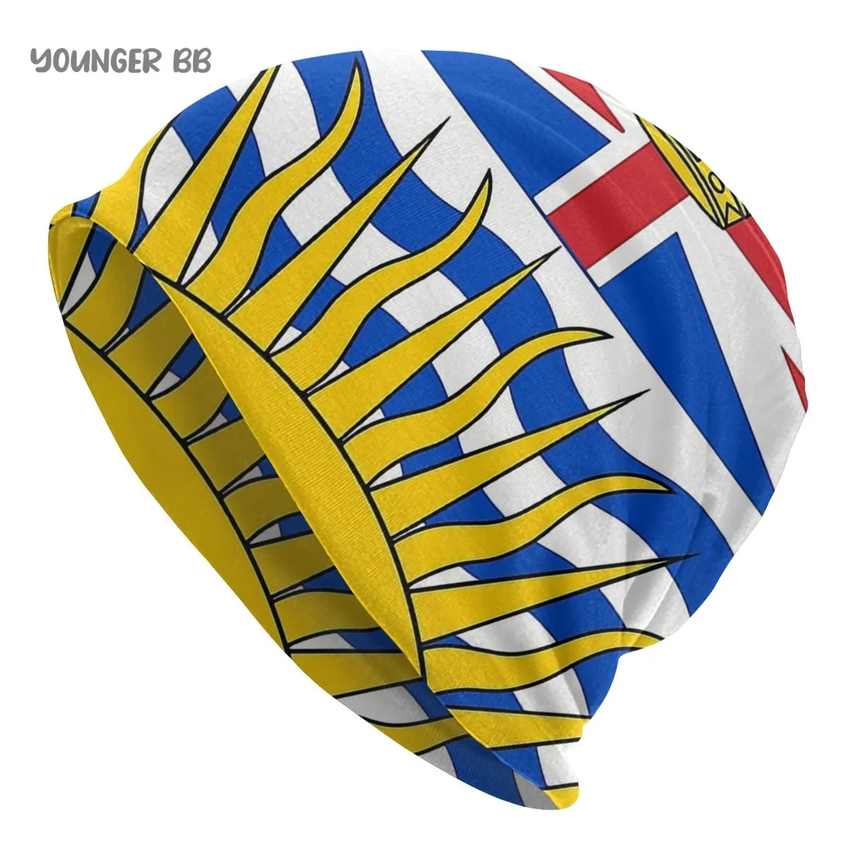 

Bonnet Hats British flag Men Women's Knitting Hat British Columbia Flag Gift Winter Warm Cap Beanies Thermal Elastic Caps
