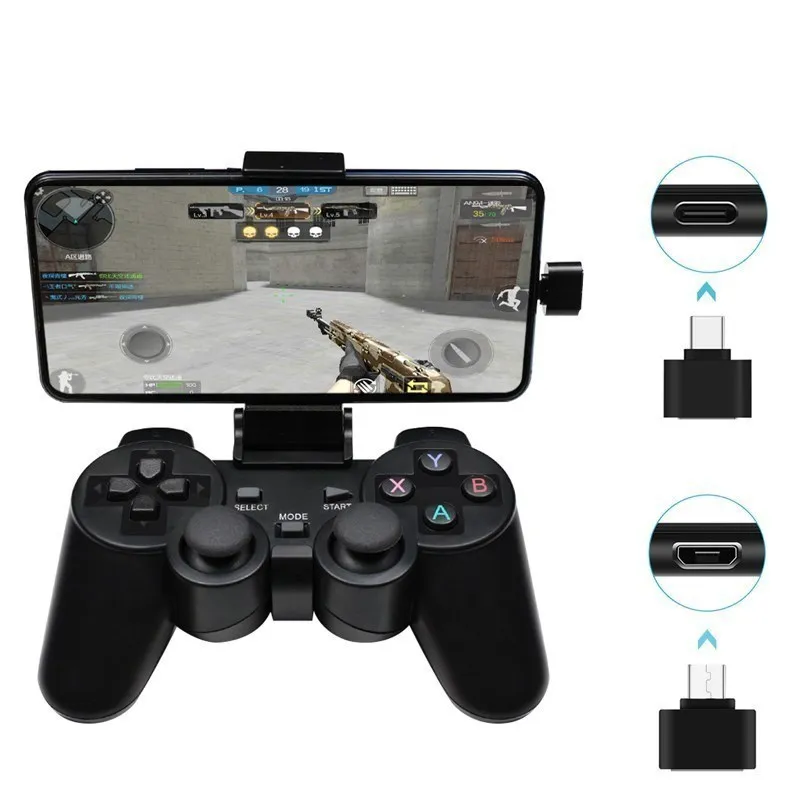 

Wireless Gamepad PC for PS3 Android Phone TV Box 2.4G Wireless Joystick Joypad USB PC Game Controller for Xiaomi OTG Smart Phone