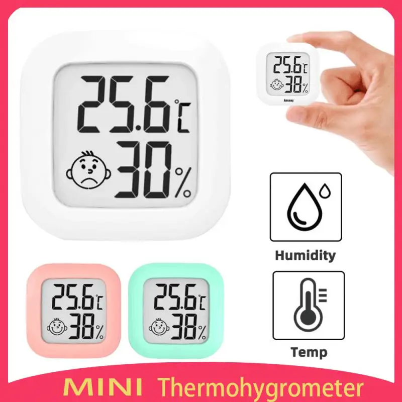 

Цифровой Термогигрометр 2 в 1, комнатный электронный измеритель температуры и влажности с ЖК дисплеем, по Цельсию/Фаренгейту
