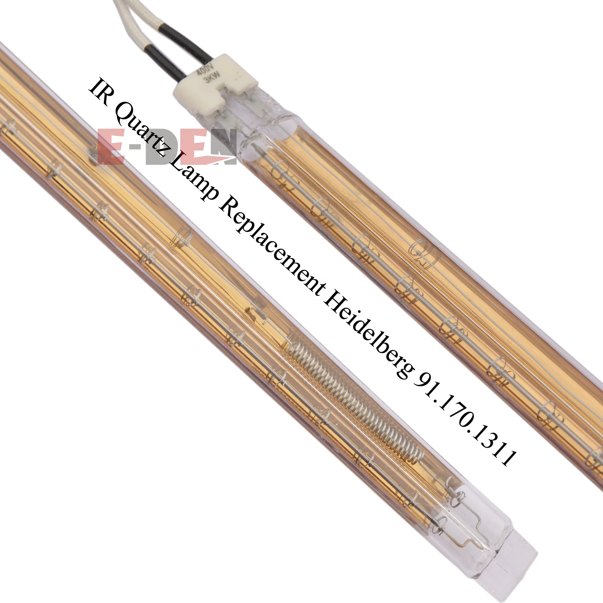 Кварцевый тепловой инфракрасный излучатель 415 В 3500 Вт 1100 мм замена инфракрасного