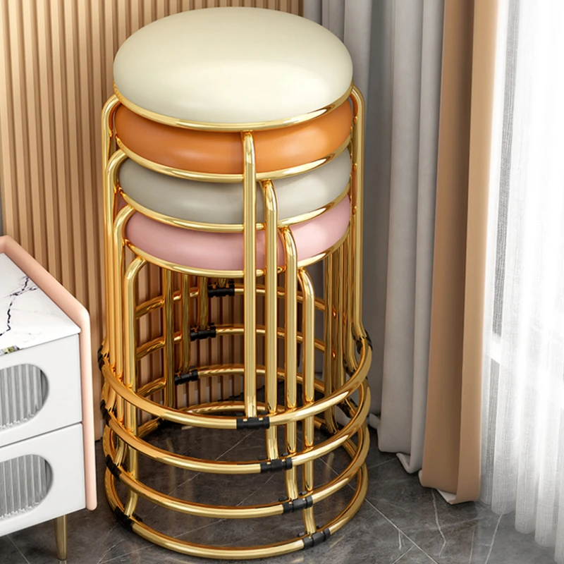 Штабелируемые обеденные стулья мини-табурет банки 4 шт. таaboret дизайн табурет