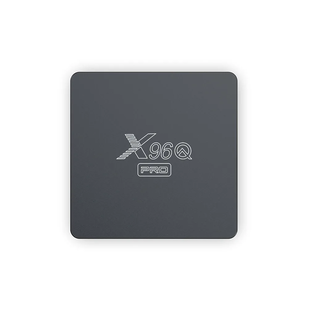 Бесплатная доставка Allwinner H313 X96Q Pro Android 10 OS Самый дешевый 4K Box со светодиодный ным