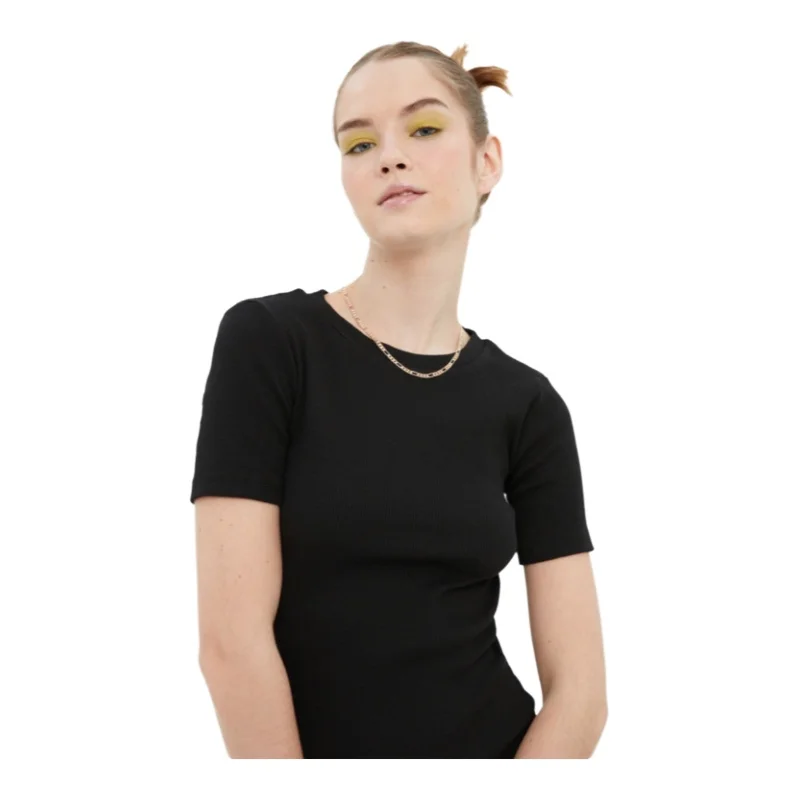 Trendyol TYZA Женские платья Повседневное простое трикотажное облегающее платье со