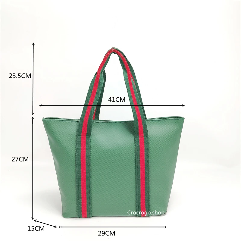 new ladies large capacity splicing tote bag leisure shopping travel outdoor shoulder bag office laptop mobile phone handbag free global shipping