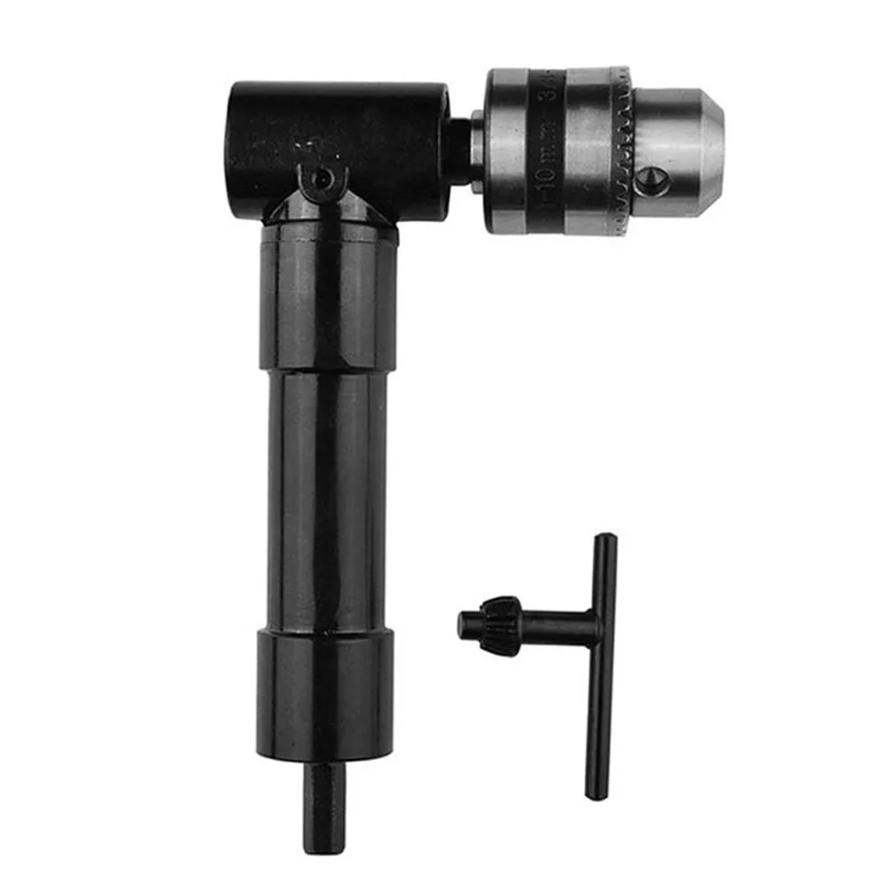 

8mm Shank Right Angle Adapter Drill Three Jaw Chuck Conversion Head Durable Materials Suitable for Various Drills
