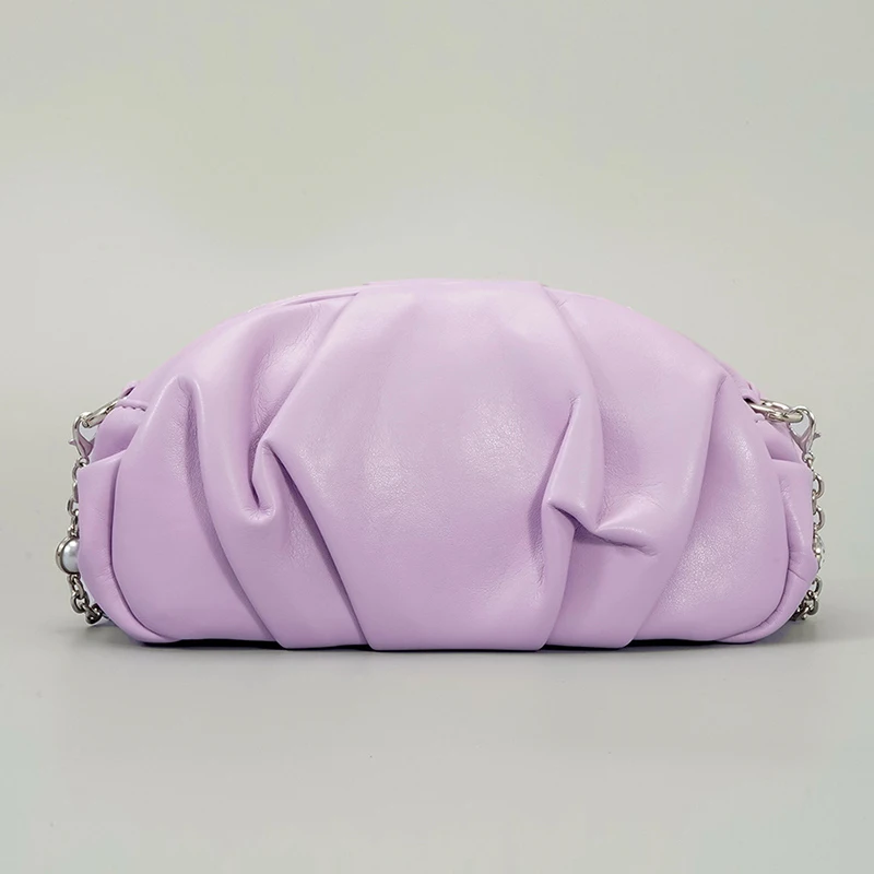 

Popular Purple Big Luxury Bags Women Crystal Chain Macarons One-shoulder Pures and Bags Crossbody Fashion Luxury Handbags