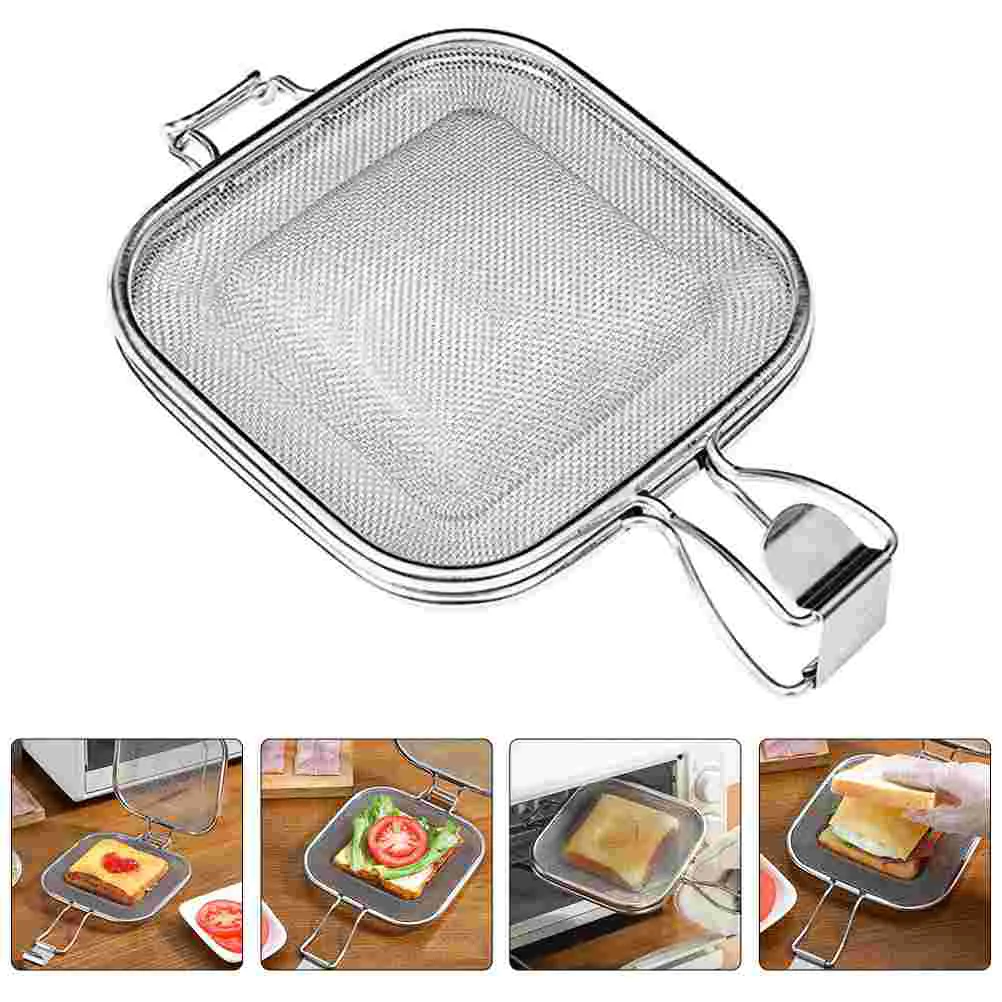 

Sandwich Maker Grill Press Toaster Panini Basket Bread Baking Pan Tray Waffle Oven Tongs Barbeque Cheese Grilled Accessories