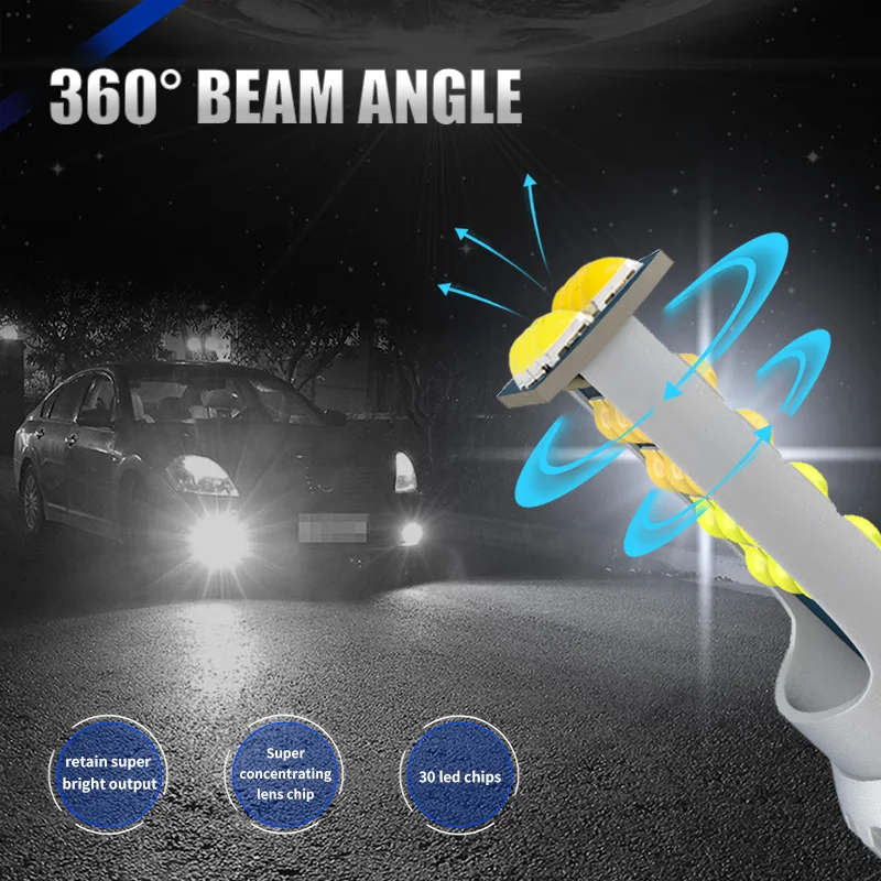 Светодиодная противотуманная лампа Canbus для Lexus Gs300 Gs430 Gs350 Gs460 Rx300 Rx330 Rx350 Ls430 Ls460 Es330