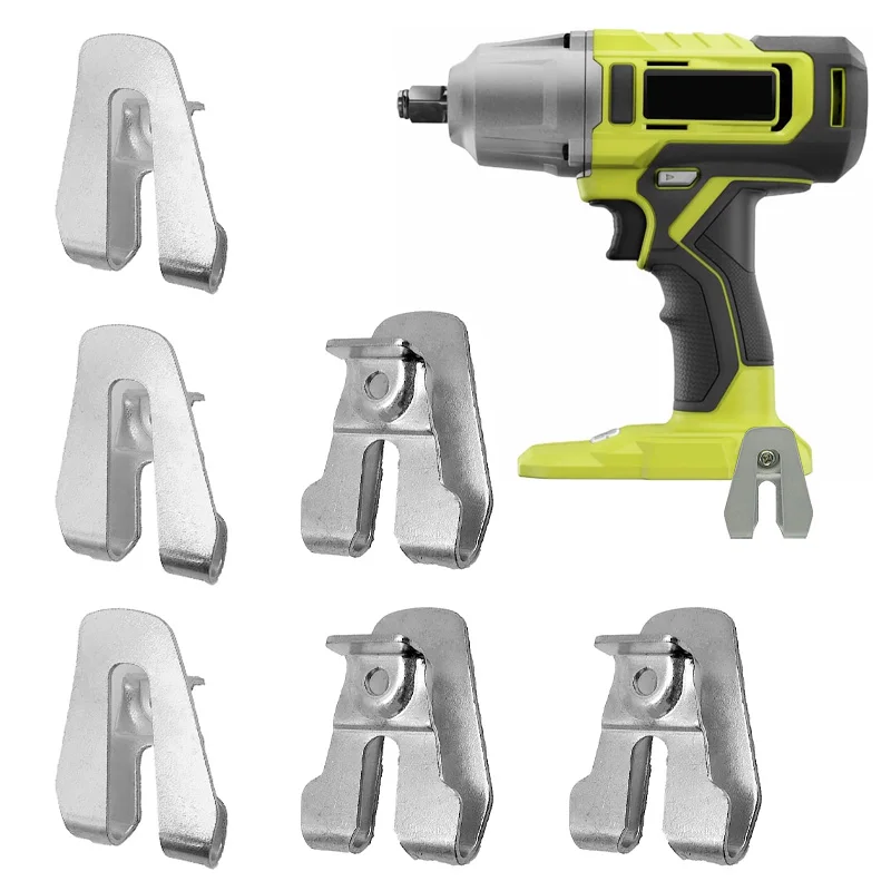 1/2/3PCS Electric Drill Belt Clip Hook with Screws for Ryobi/ for Ridgid Impact Driver Drill Holder Power Tool Wrench Hooks Clip