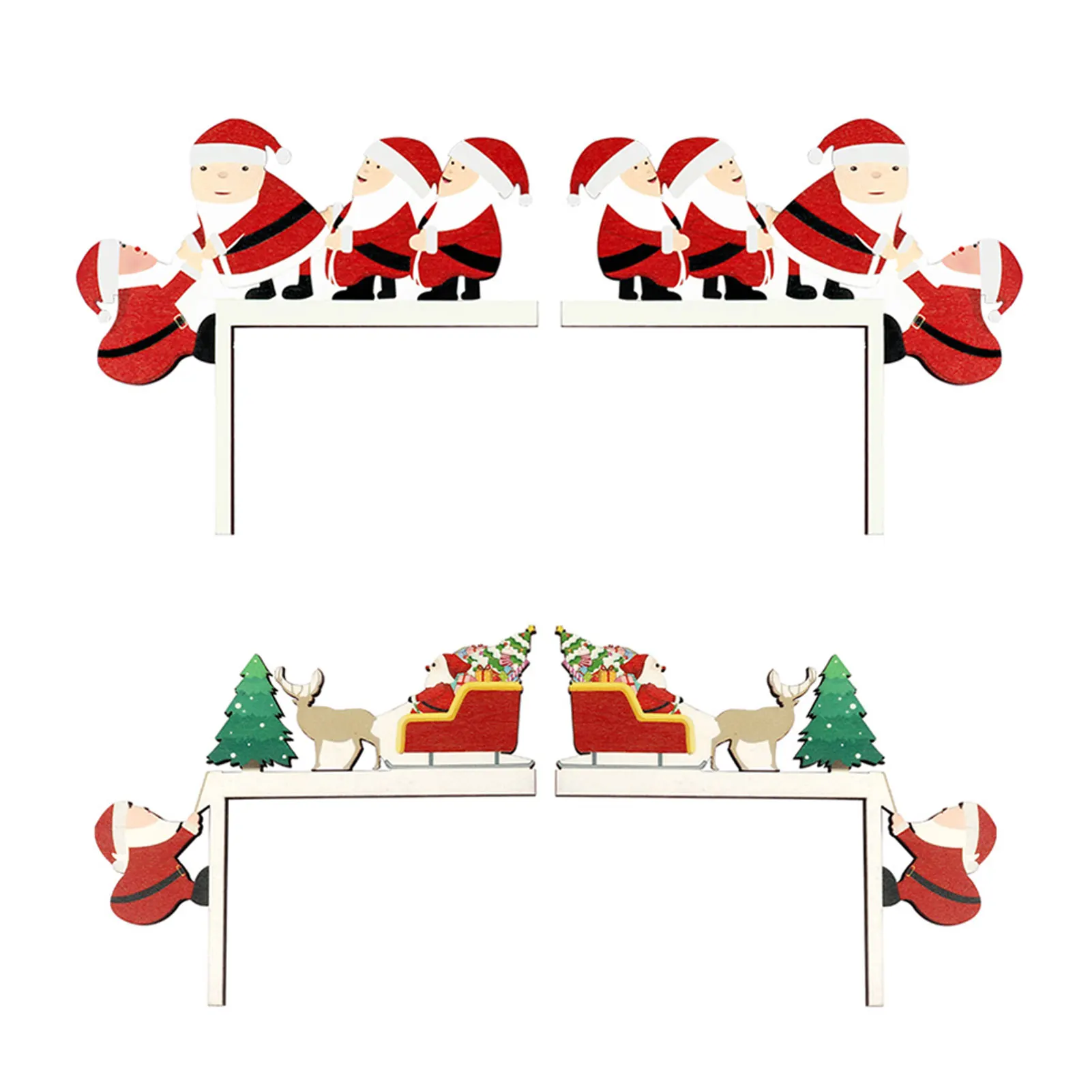 

2 шт., Новогодние декоративные рамки для дверей, JS22