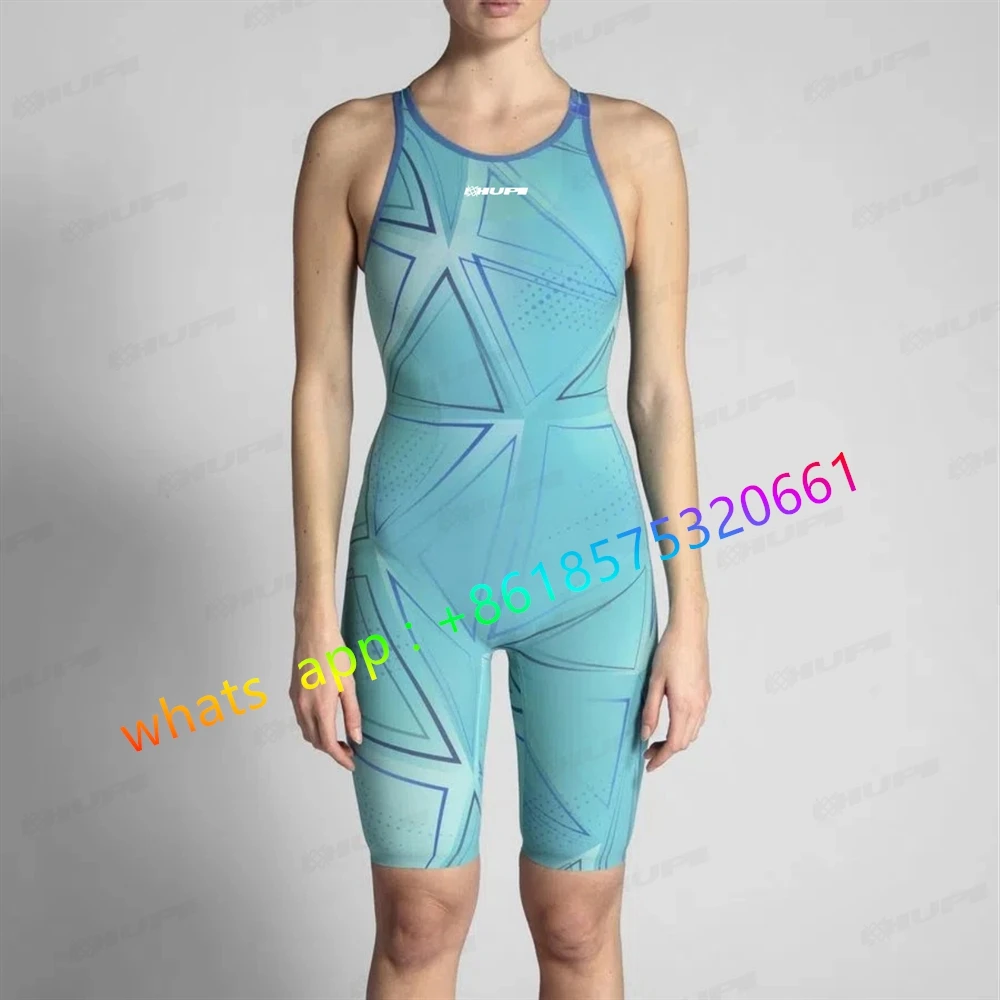

Athlete Training One Piece Swimsuit Girs Swimming Pool Professional Swimwear Bodysuit Triathlon Sport Comfort Bathing Suit New