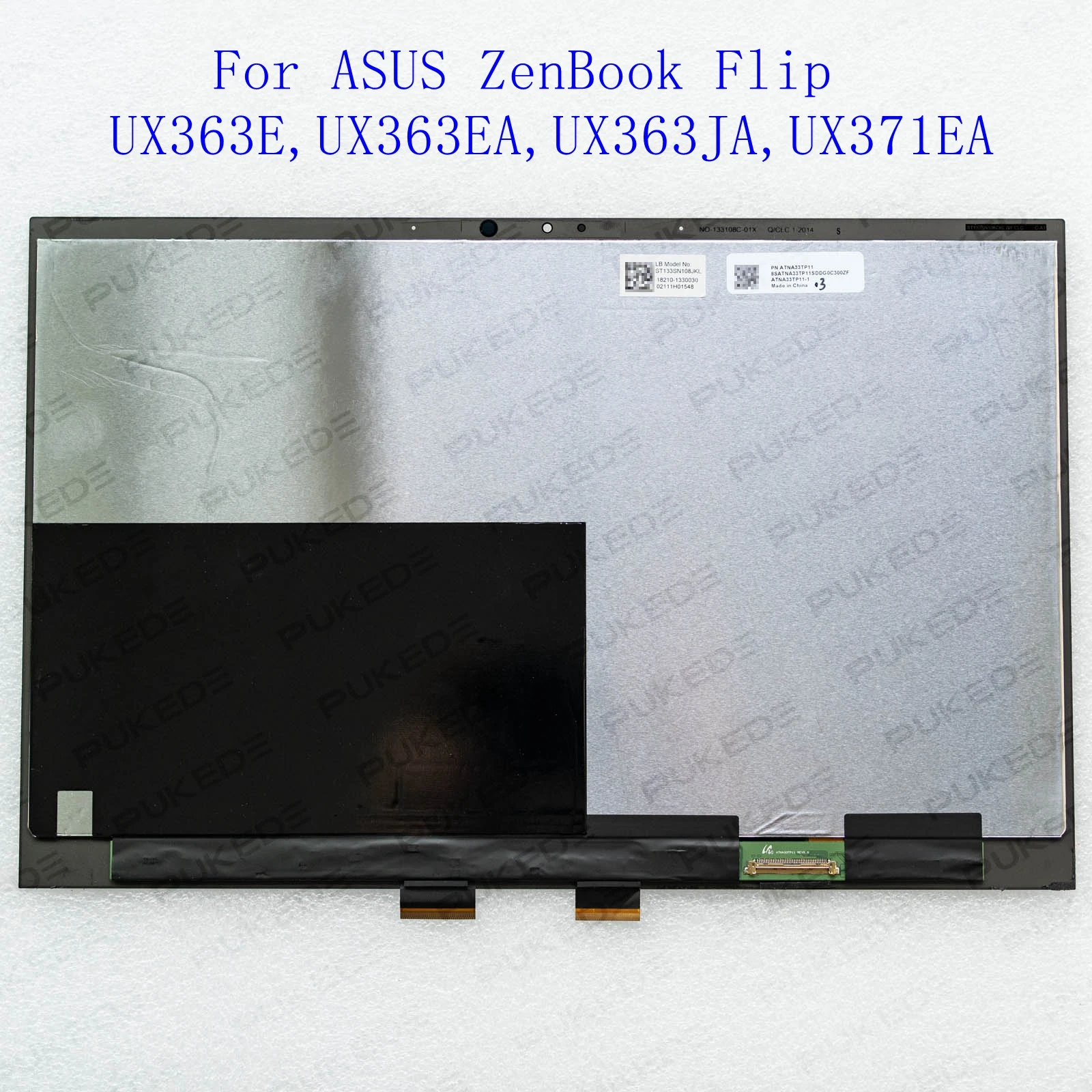 Сенсорный ЖК-экран 13,3 дюйма в сборе для ASUS ZenBook Flip UX363E UX363EA ux363ja UX371EA AM-OLED ATNA33TP11 UHD4K 3840x2160