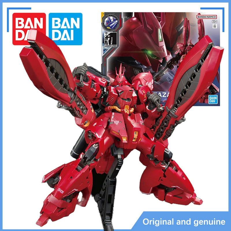Stock Bandai оригинальные Gauda RG 1/144 MSN-04 Sabi аниме фигурки собранные модели игрушки