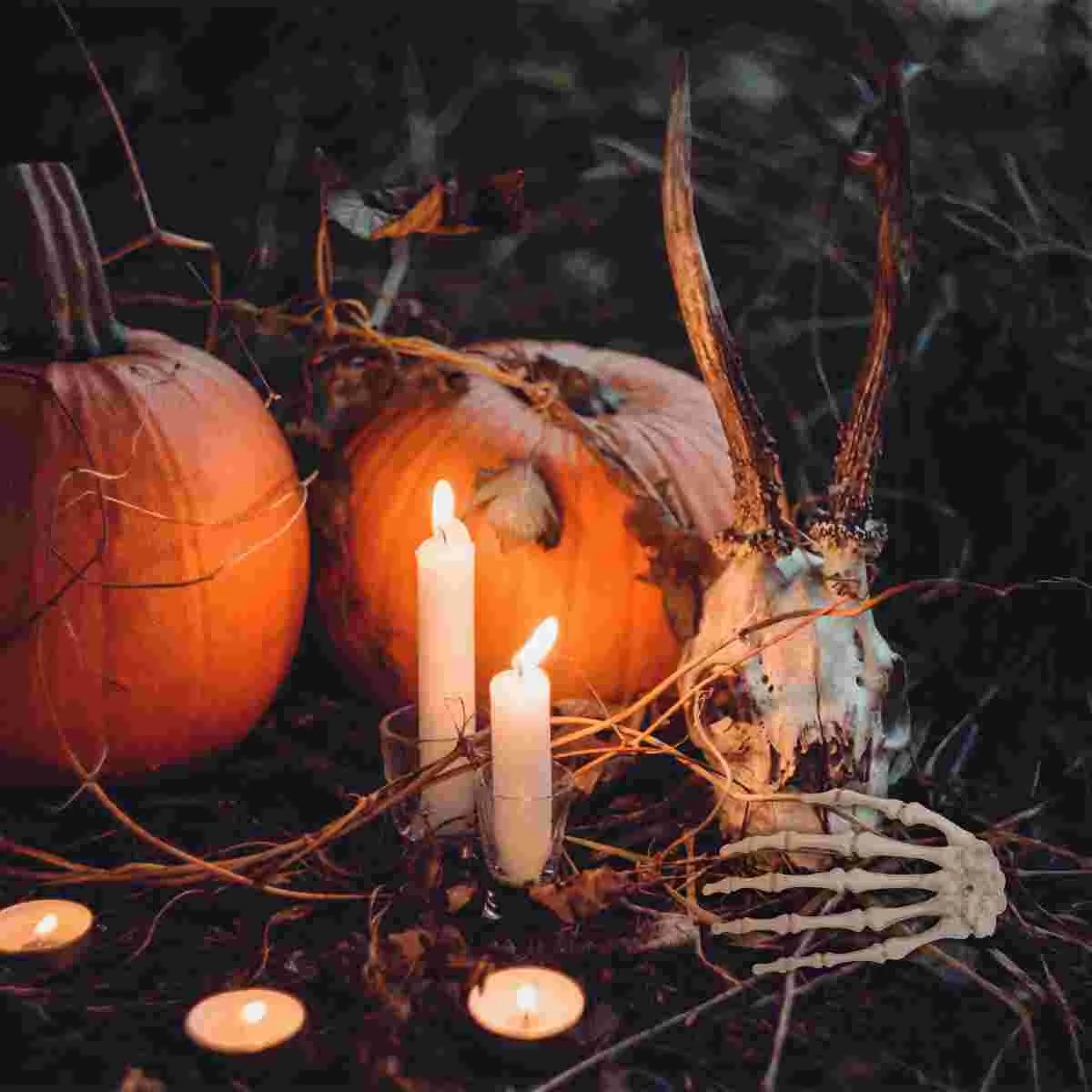 

Skeleton Hand Hands Props Decorationskeletonsskull Bones Decor Prop Parts Festival Animal Big Size Life Luminous Body Pieces