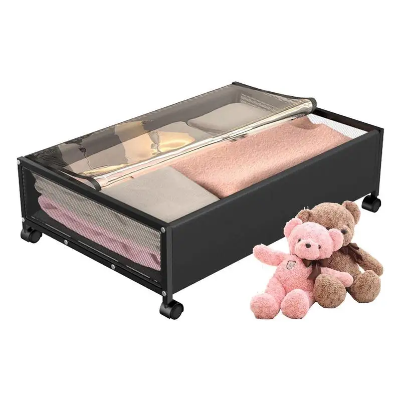 

Underbed Storage Bag Organizer Underbed Storage Bins & Removable Bags Shoe Organizer Drawer Containers With Wheel For Store