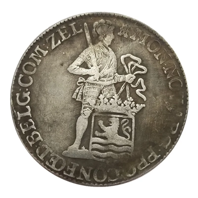

Коллекция 1769 года, Нидерланды, золотистая и серебристая фотомонета, украшение для дома, медаль для творчества, настольное украшение, рождес...