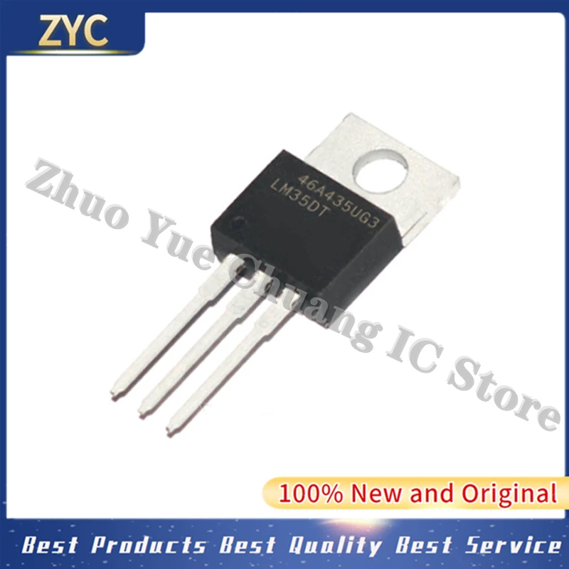 10 шт./лот LM35DT LM35D LM35 TO-220100 новый оригинальный IC чип