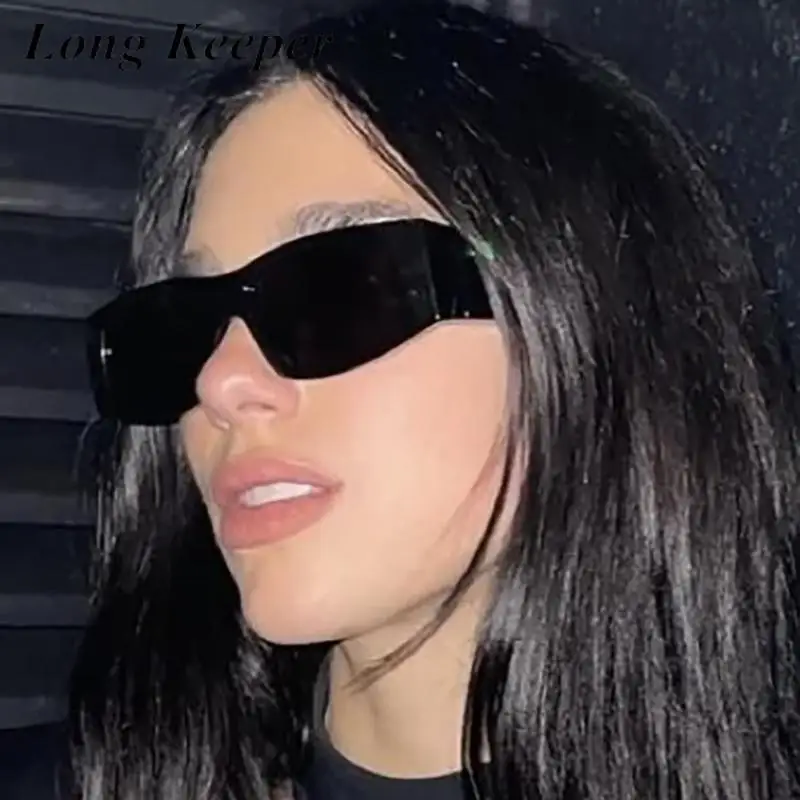 

Солнцезащитные очки Long Keeper в большой оправе, женские модные большие унисекс индивидуальные винтажные Квадратные Солнцезащитные очки, солн...