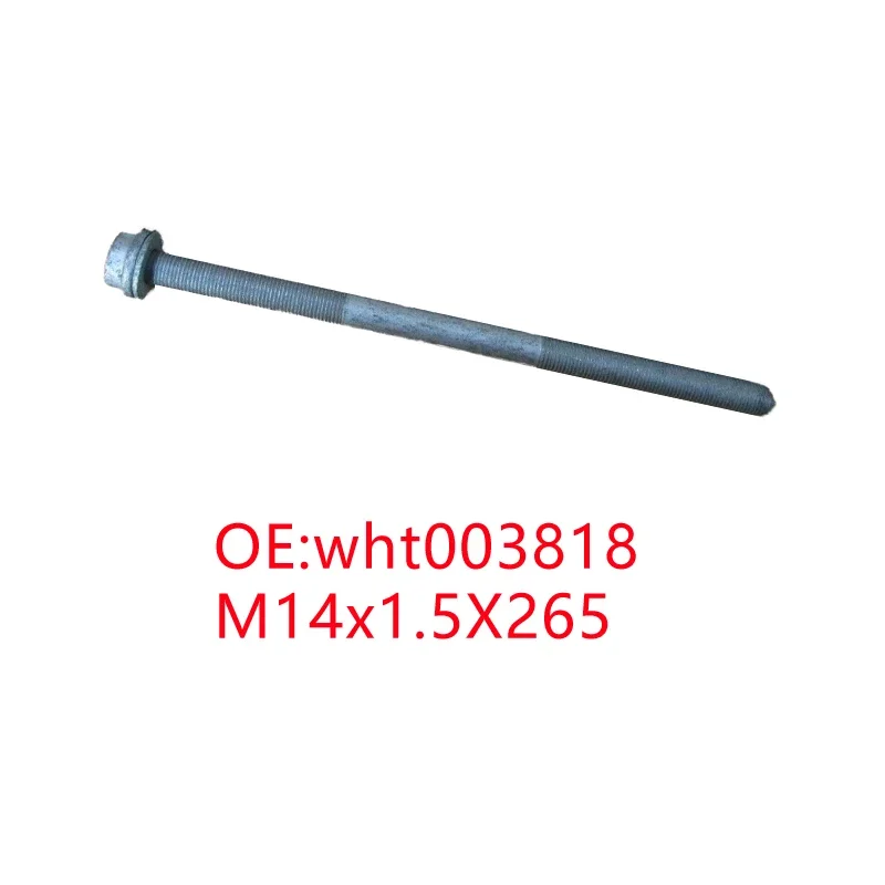 1 шт. M14x1 5X265 мм - ШЕСТИГРАННЫЙ БОЛТ ЗАДНЕГО КАРОВОГО ВЫХОДА ПАРА БЕТ 003818 ЗАДНЕЙ